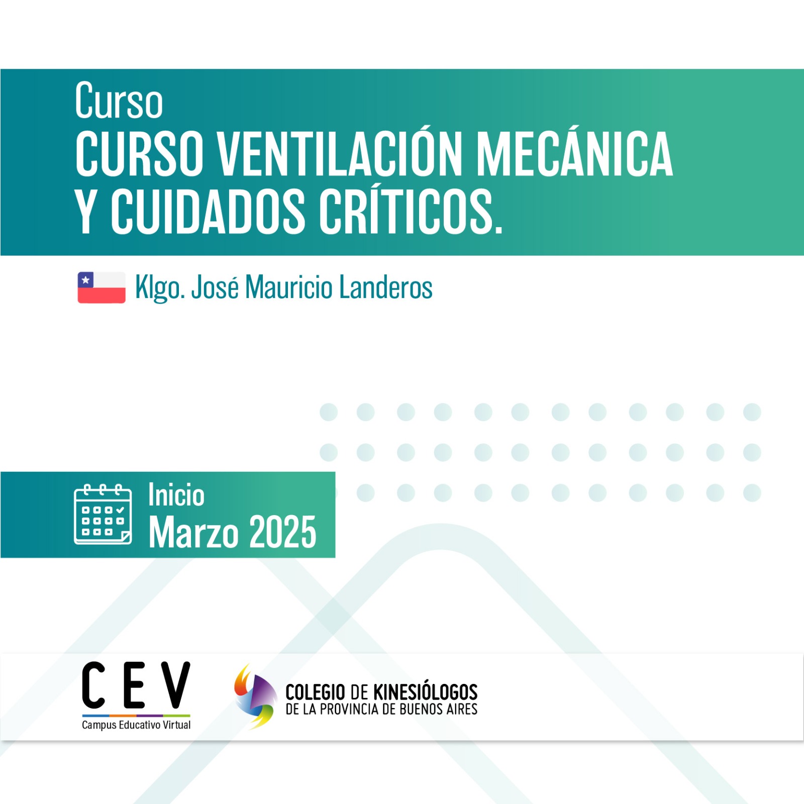 CURSO DE VENTILACIÓN MECÁNICA Y CUIDADOS RESPIRATORIOS EN PACIENTE CRÍTICO PEDIÁTRICO 2025